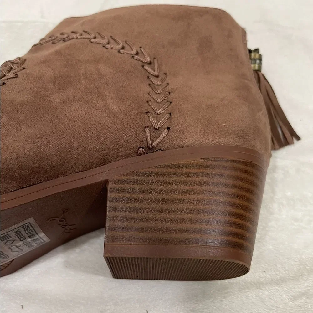 𝅺NWOT Qupid Back Zipper Boots - Picture 6 of 7